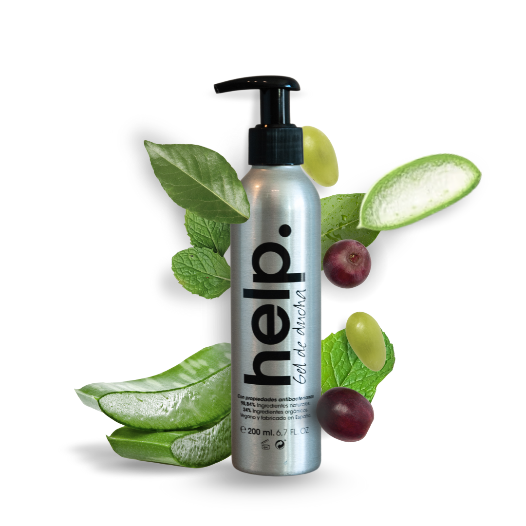 Gel de ducha natural con Árbol de Té y Aloe
